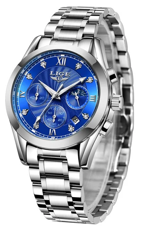 Stainless Steel Waterproof Watch