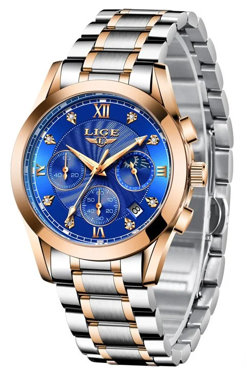 Stainless Steel Waterproof Watch - Image 4