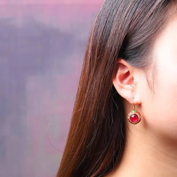 Ethnic Enamel Earrings