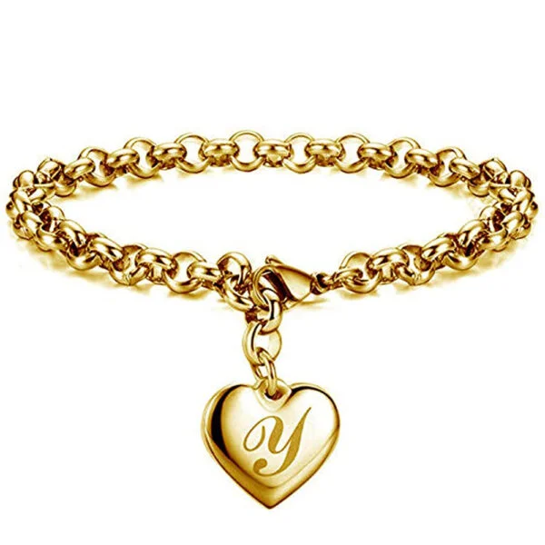 Women's Fashion Stainless Steel Gold Bracelet - Image 9