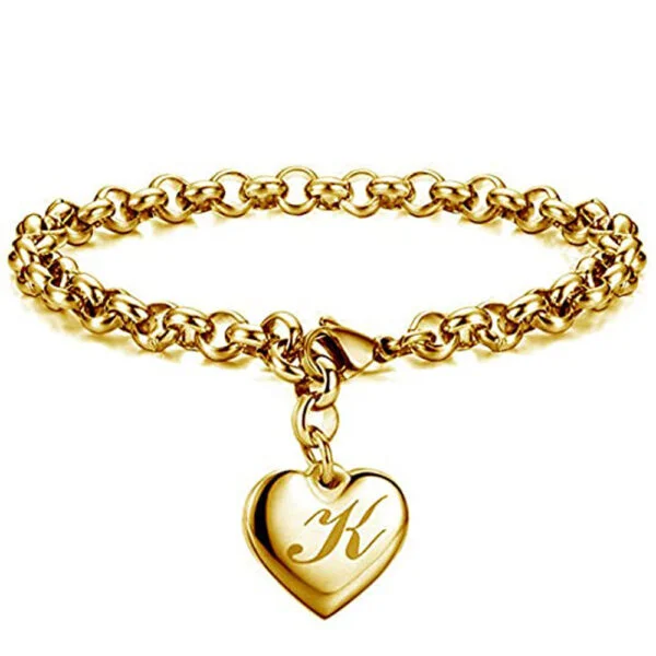 Women's Fashion Stainless Steel Gold Bracelet - Image 8